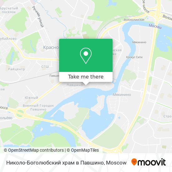 Николо-Боголюбский храм в Павшино map