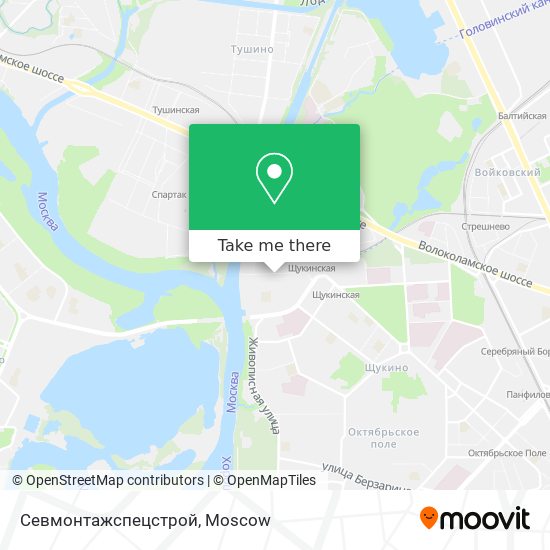 Севмонтажспецстрой map