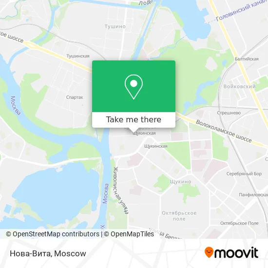 Нова-Вита map