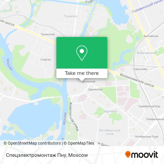 Спецэлектромонтаж Пну map