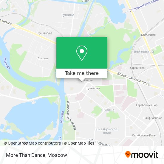 More Than Dance map