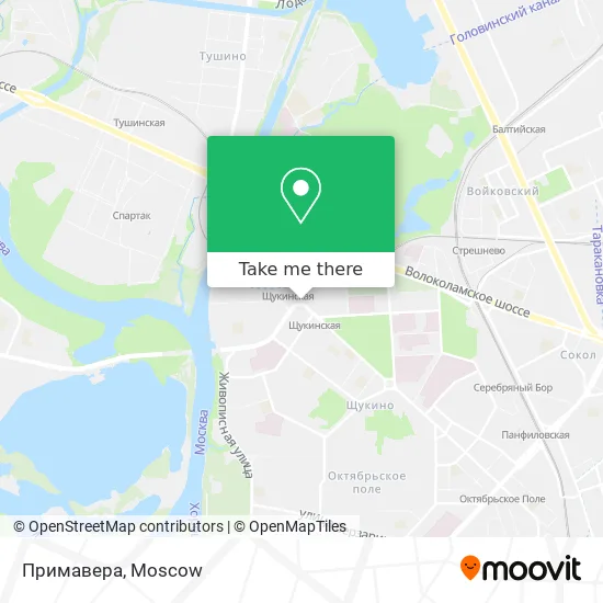 Примавера map