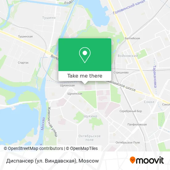 Диспансер (ул. Виндавская) map