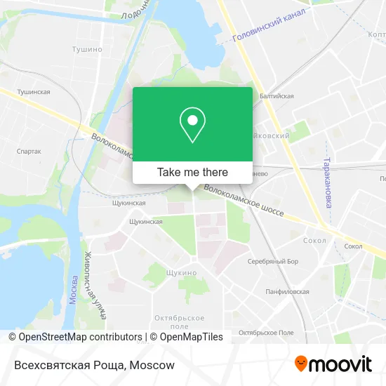 Всехсвятская Роща map