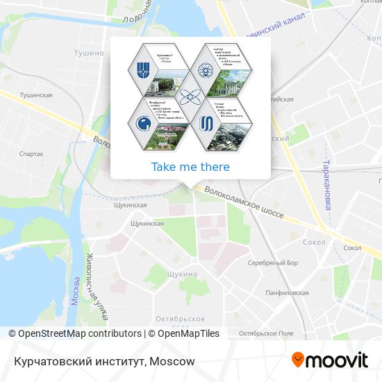 Курчатовский институт map