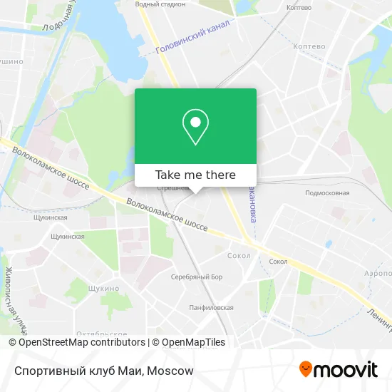 Спортивный клуб Маи map