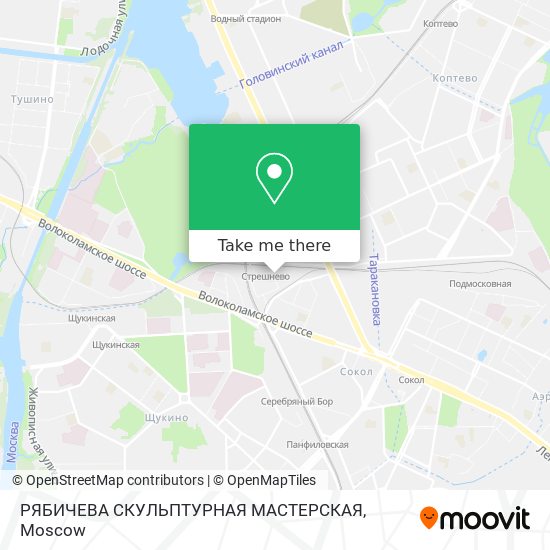 РЯБИЧЕВА СКУЛЬПТУРНАЯ МАСТЕРСКАЯ map