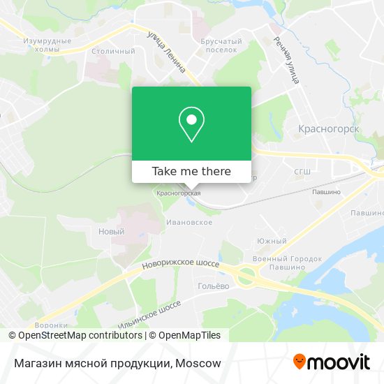 Магазин мясной продукции map