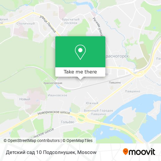 Детский сад 10 Подсолнушек map