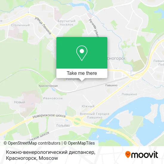 Кожно-венерологический диспансер, Красногорск map