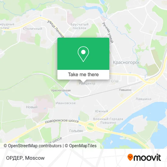 ОРДЕР map