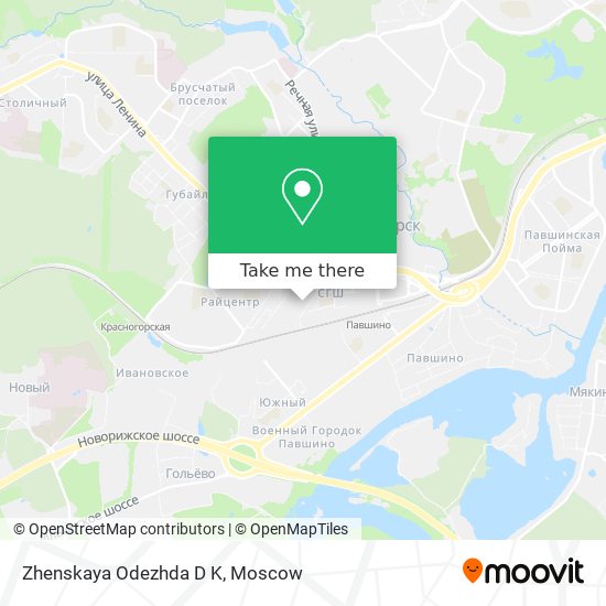 Zhenskaya Odezhda D K map