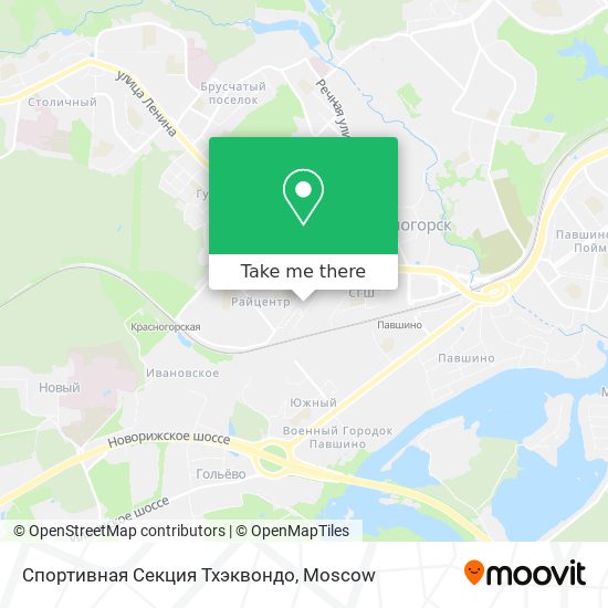 Спортивная Секция Тхэквондо map