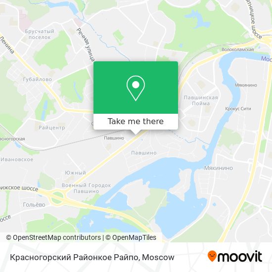 Красногорский Районкое Райпо map
