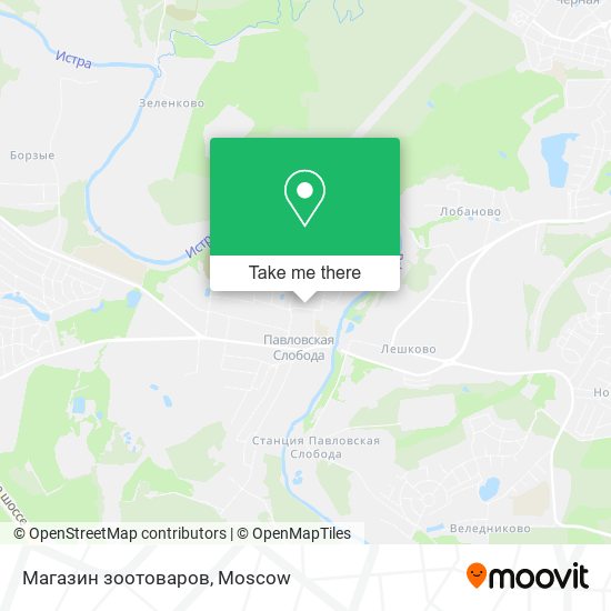 Магазин зоотоваров map