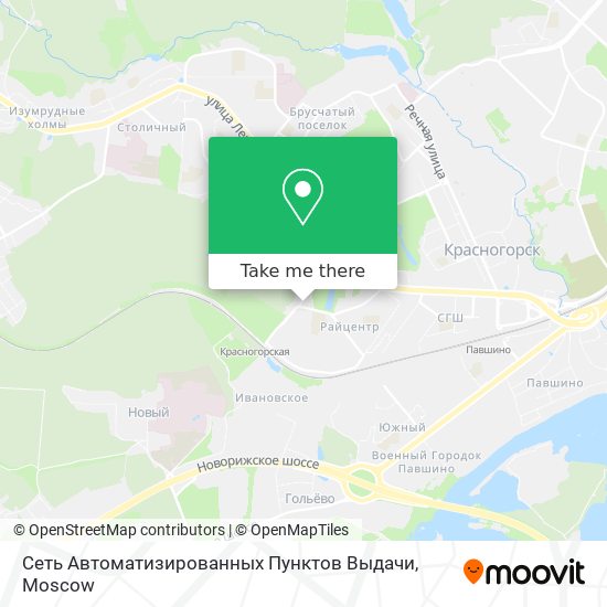 Сеть Автоматизированных Пунктов Выдачи map