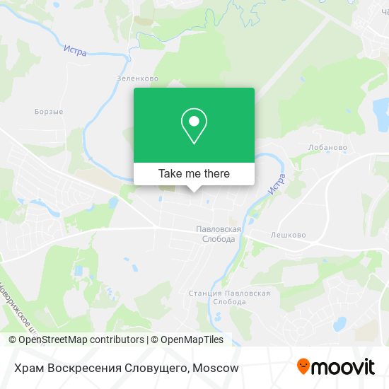 Храм Воскресения Словущего map