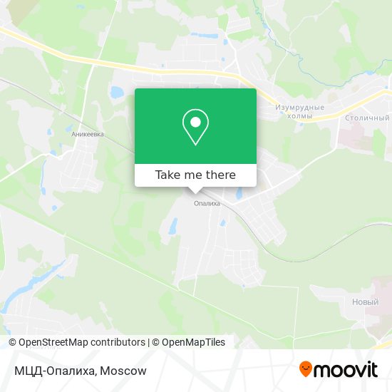 МЦД-Опалиха map