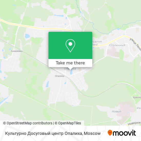 Культурно Досуговый центр Опалиха map