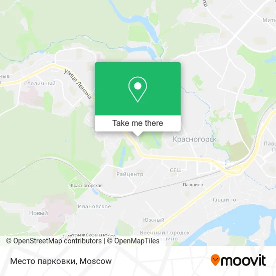 Место парковки map