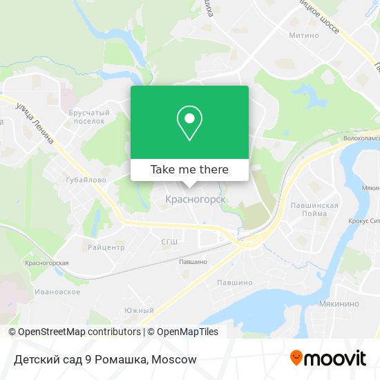 Детский сад 9 Ромашка map