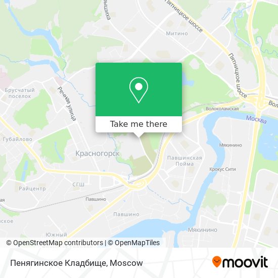 Пенягинское Кладбище map