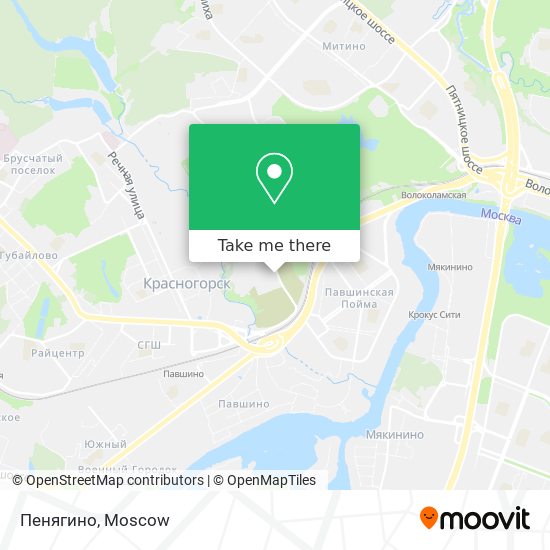 Пенягино map