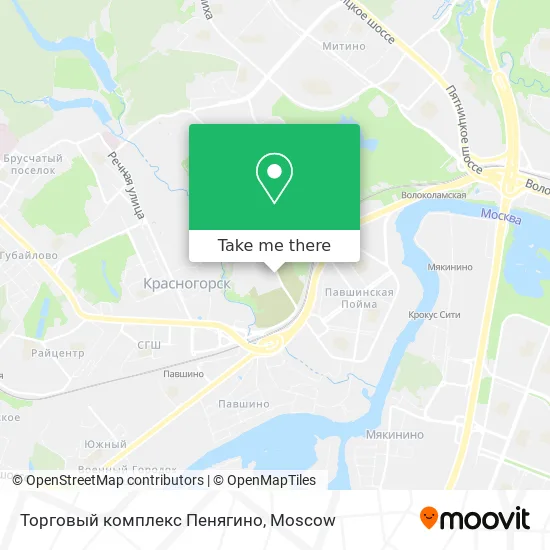 Торговый комплекс Пенягино map