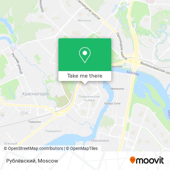 Рублёвский map