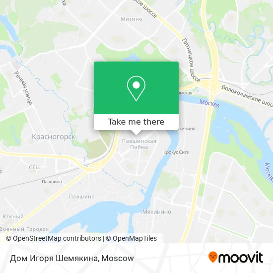 Дом Игоря Шемякина map