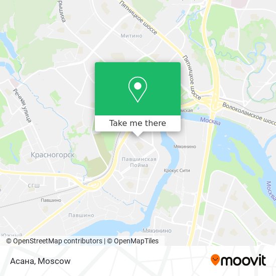 Асана map