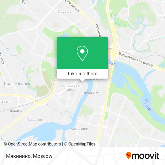Мякинино map