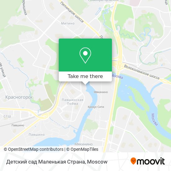 Детский сад Маленькая Страна map