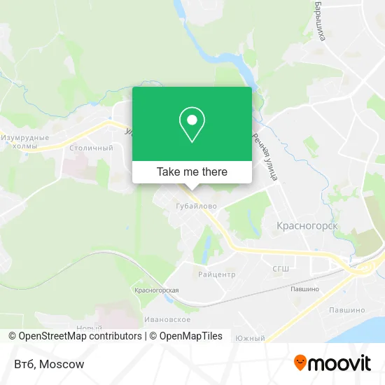 Втб map