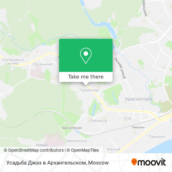 Усадьба Джаз в Архангельском map
