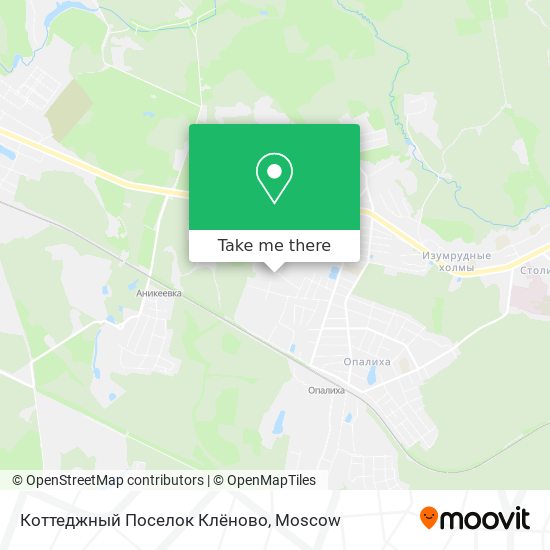 Коттеджный Поселок Клёново map