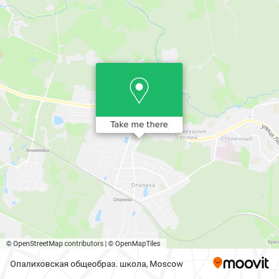 Опалиховская общеобраз. школа map