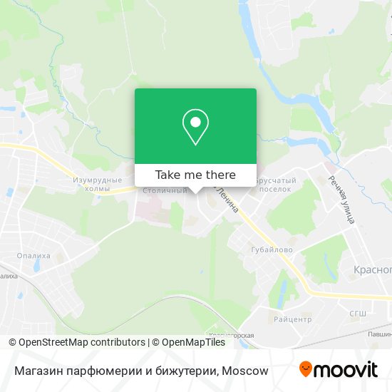 Магазин парфюмерии и бижутерии map