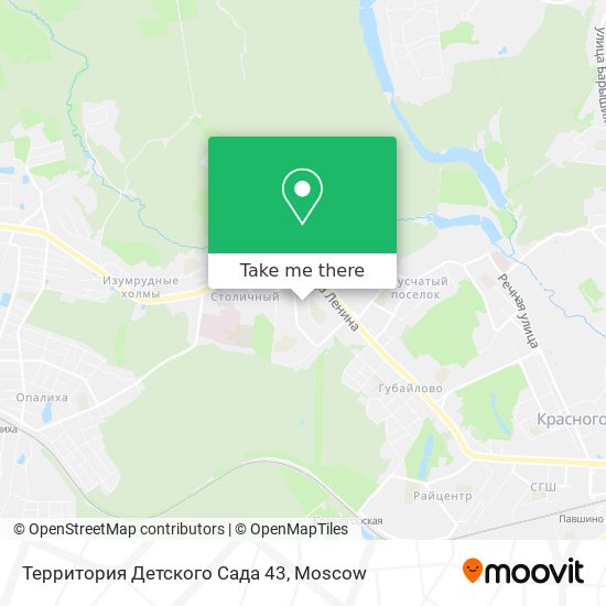 Территория Детского Сада 43 map