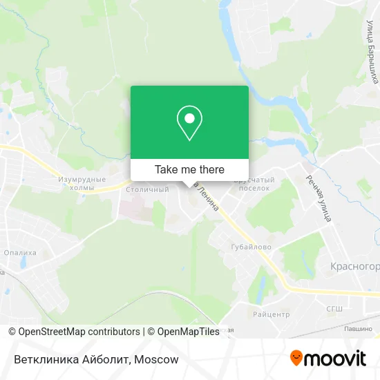 Ветклиника Айболит map