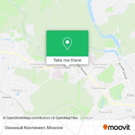 Оконный Континент map