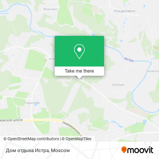 Дом отдыха Истра map