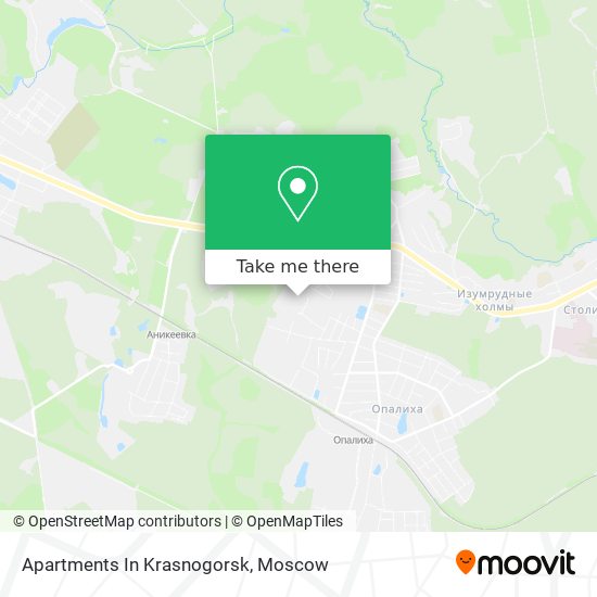 Apartments In Krasnogorsk map