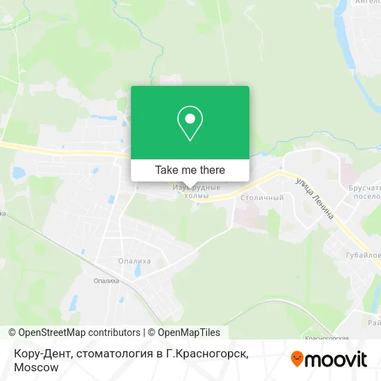 Кору-Дент, стоматология в Г.Красногорск map