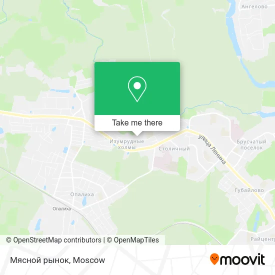 Мясной рынок map