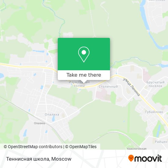 Теннисная школа map