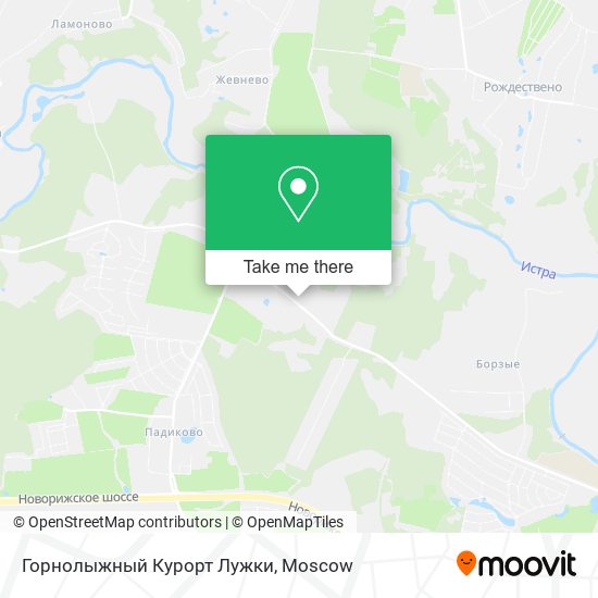 Горнолыжный Курорт Лужки map