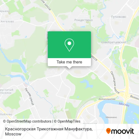 Красногорская Трикотажная Мануфактура map