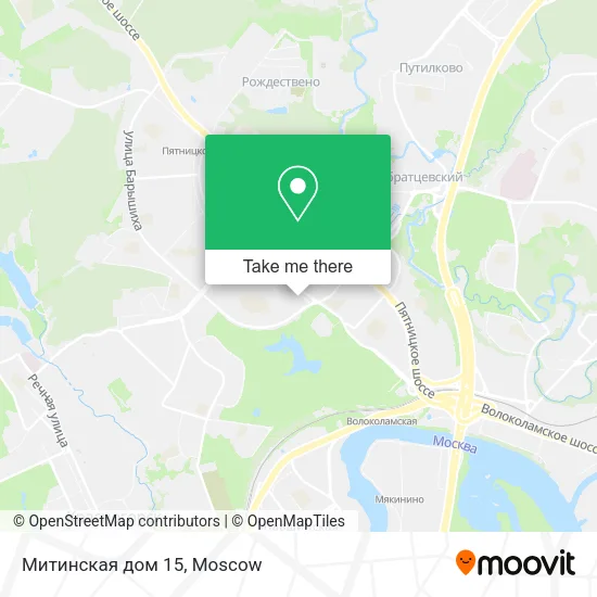 Митинская дом 15 map