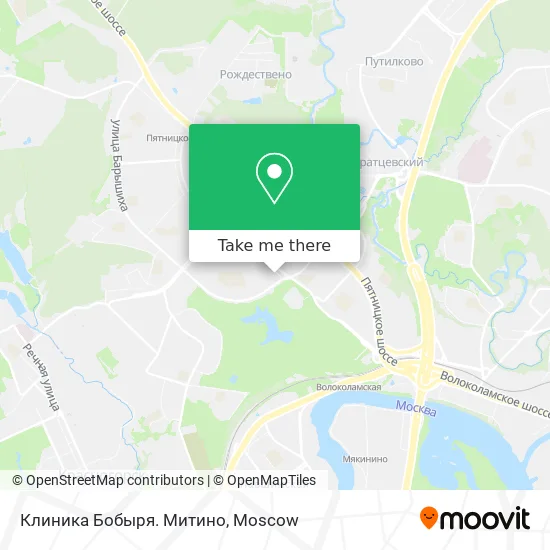 Клиника Бобыря. Митино map